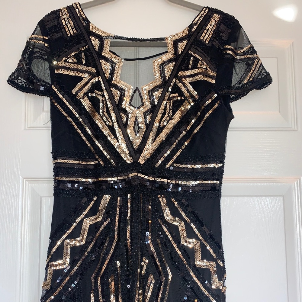 Vintage inspired sequin dress
